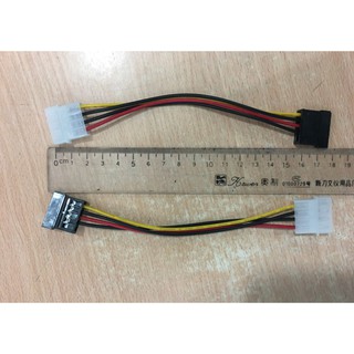 Dây Cáp Chuyển Đổi Nguồn Điện 4-Pin Sang Ide Sata 15-Pin