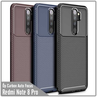 Ốp lưng Xiaomi Redmi Note 8 Pro chống sốc Carbon Auto Focus