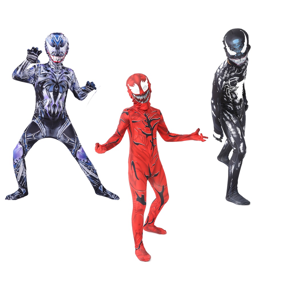 Mới Bộ Đồ Hóa Trang Venom Độc Đáo Cho Bé Trai Dịp halloween