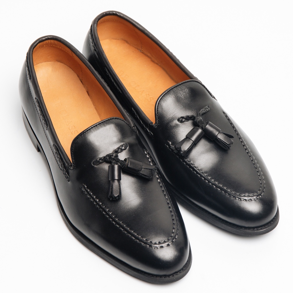 Giày Tây Cao Cấp TONKIN TASSEL LOAFER - Da Bò Ý Lót Trong Da Bò Mộc - Thương hiệu Be Classy