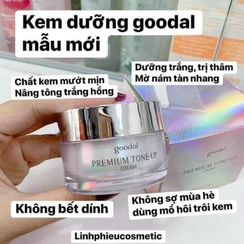 Kem Dưỡng trắng ốc sên Goodal Premium Tone-Up