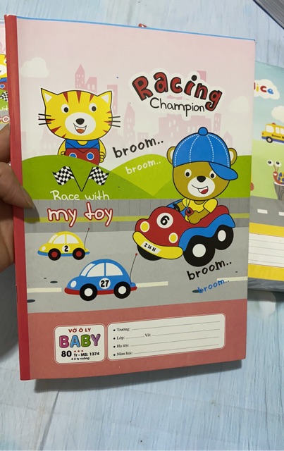 10 quyển vở Ô ly BaBy Hải Tiến 80 trang