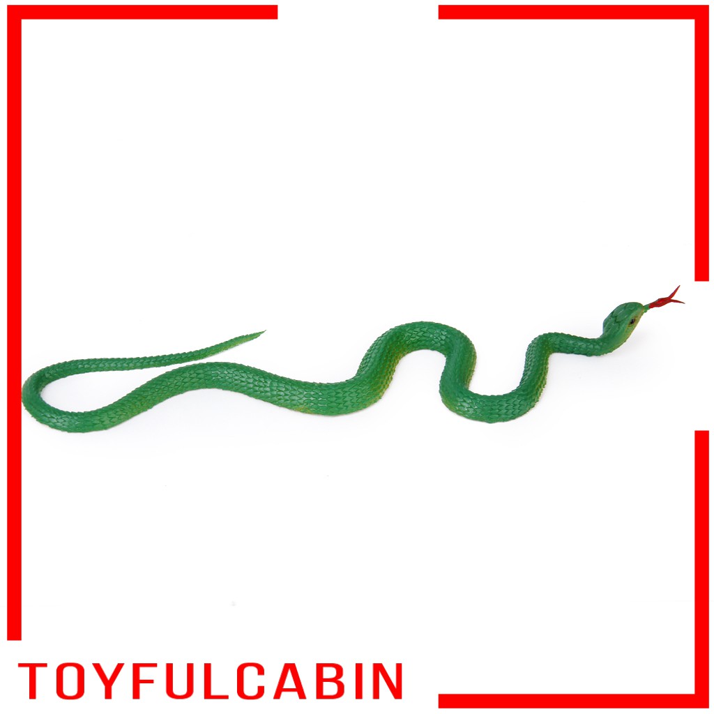Rắn Giả Bằng Cao Su Màu Xanh Lá Dùng Trang Trí Halloween