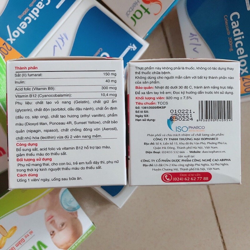 Fesovit Viên uống hỗ trợ máu H/60viên