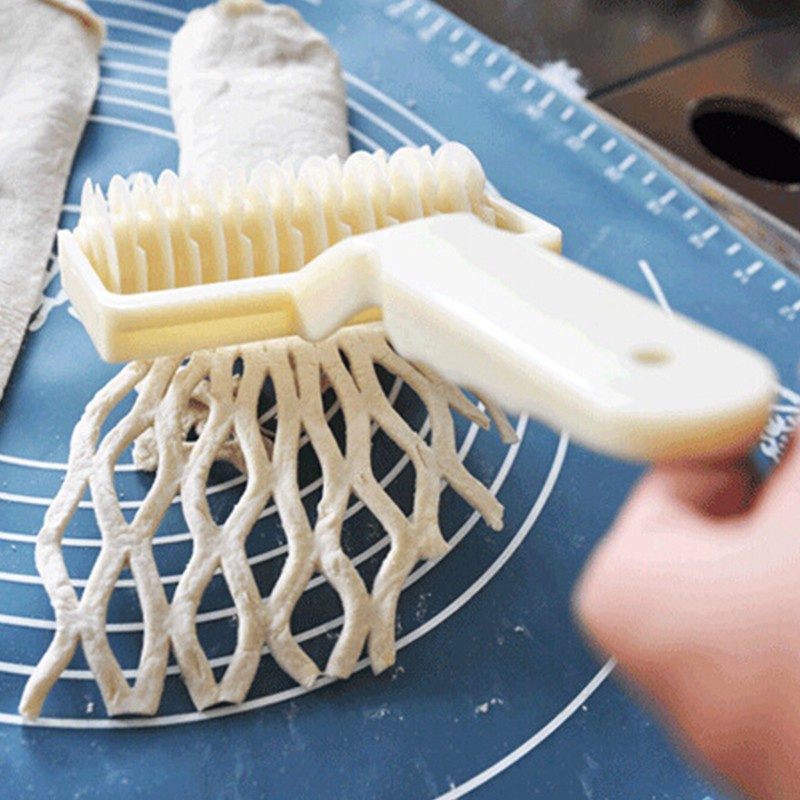 Cây Lăn Bánh Tạo Hình Lưới Dụng Cụ Làm Bánh Mì Chất Lượng Cao - CAYLANLUOI