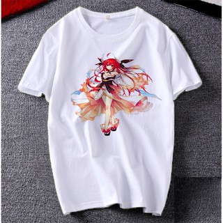 Áo thun Cotton Unisex - Nhân vật Kotori Itsuka - Chibi - Kotori Itsuka nữ thần lửa