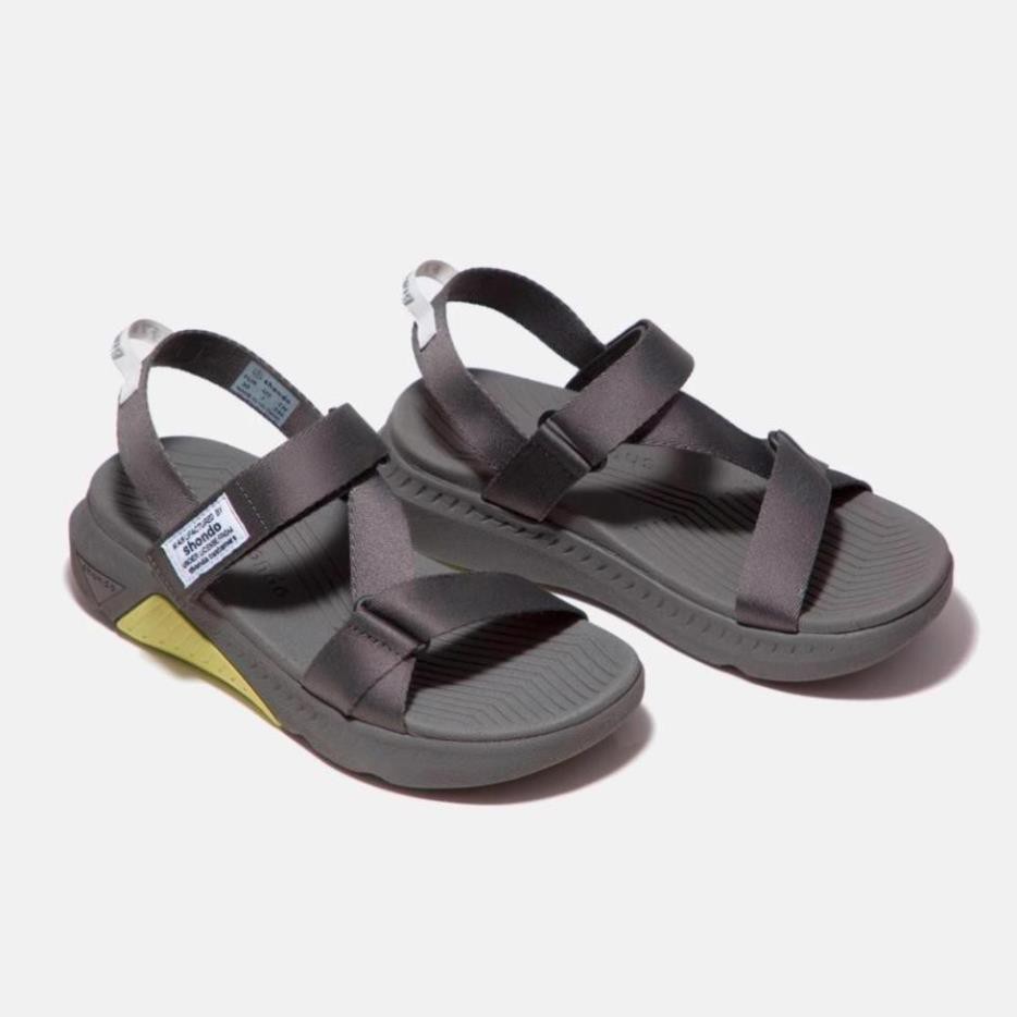 salle [Sale 3/3]Giày Sandals Shondo F7 Racing F7R2020 đế xám phối xanh dạ quai xám [Sẵn Hàng] . ⁶ 🍒