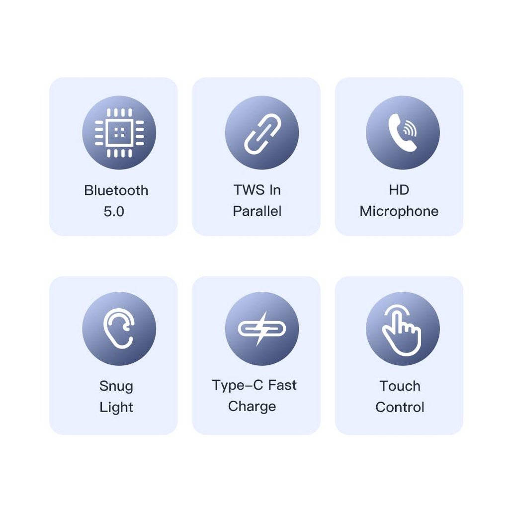 Tai nghe nhét tai Awei T21 Tws kết nối Bluetooth 5.0 có micro chất lượng cao