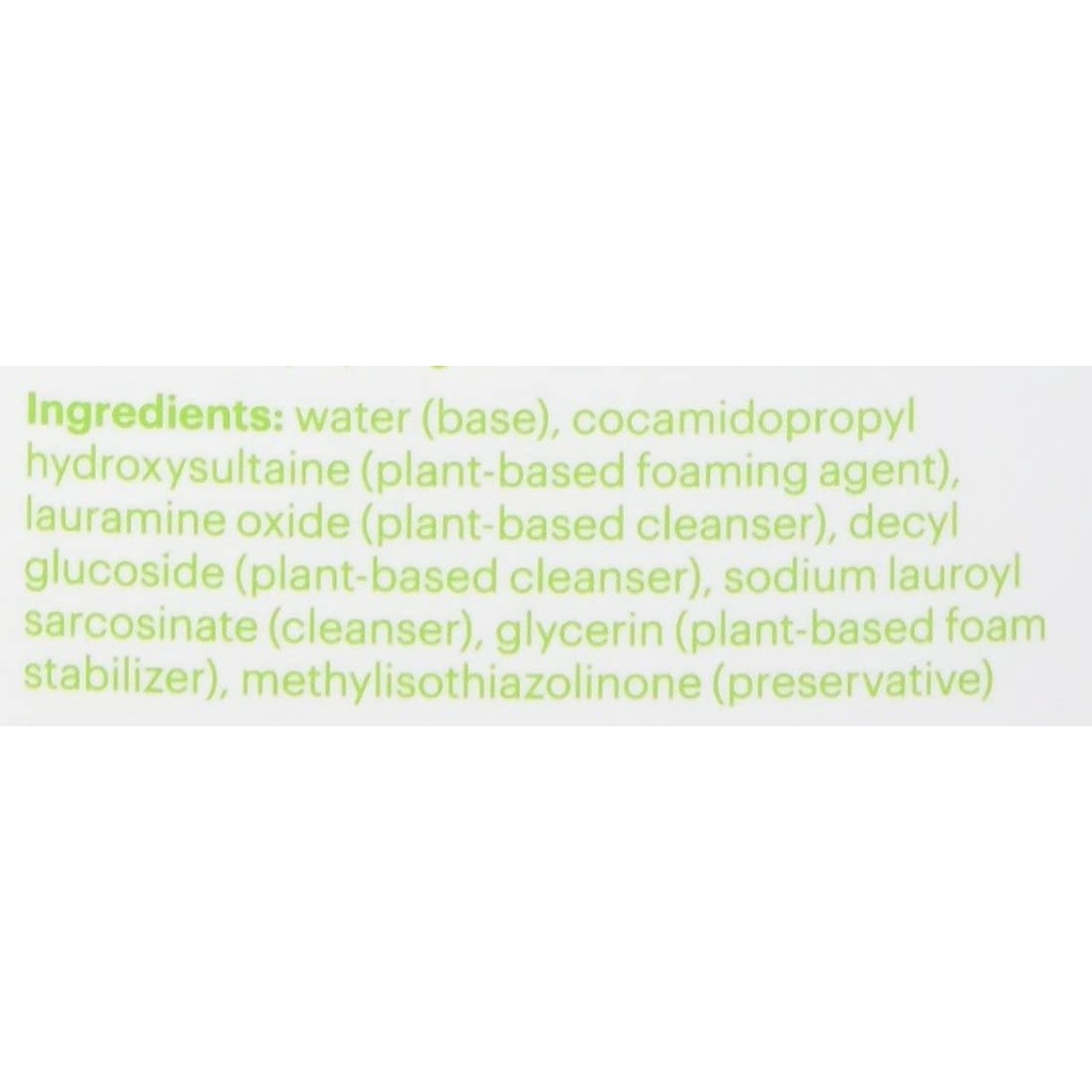 Nước rửa bình sữa Babyganics dạng bọt Chai có vòi dung tích 473ml