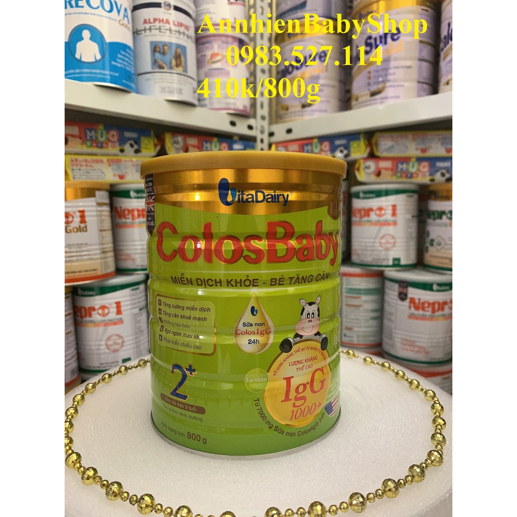Sữa ColosBaby Gold - Số 0,1,2 Hộp 800g