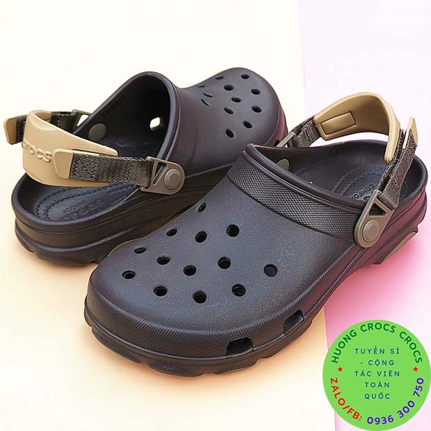 DÉP SỤC CROCS OFFROAD ALL TERRAIN CLOG MÀU NÂU