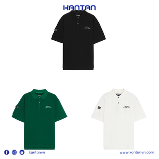 Áo polo unisex túi hộp thêu logo