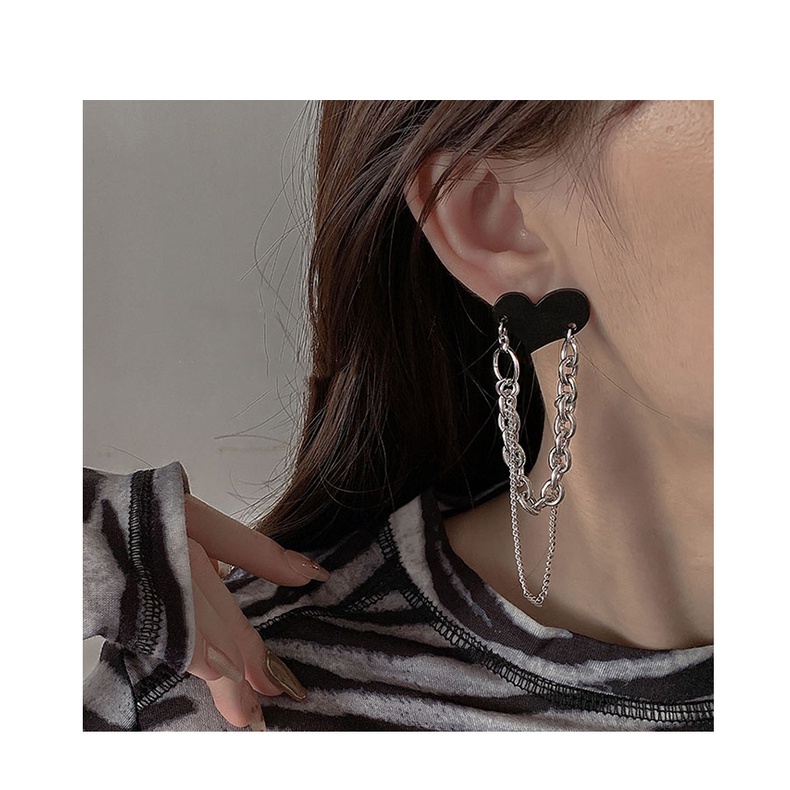 Hoa Tai Dáng Dài Đính Đá Phối Tua Rua Sang Trọng Cho Nữ shinny