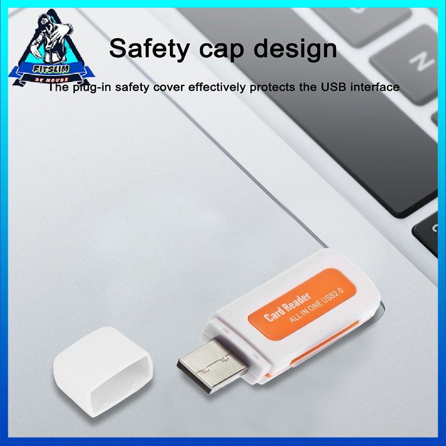 Đầu đọc thẻ Đầu đọc thẻ nhớ di động tốc độ cao đa chức năng 4 trong 1 [8/20]