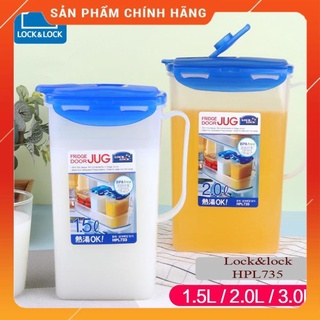 Bình đựng nước nhựa jug pp lock&lock hpl733/hpl735 - hàng chính hãng #giadungnhaviet88
