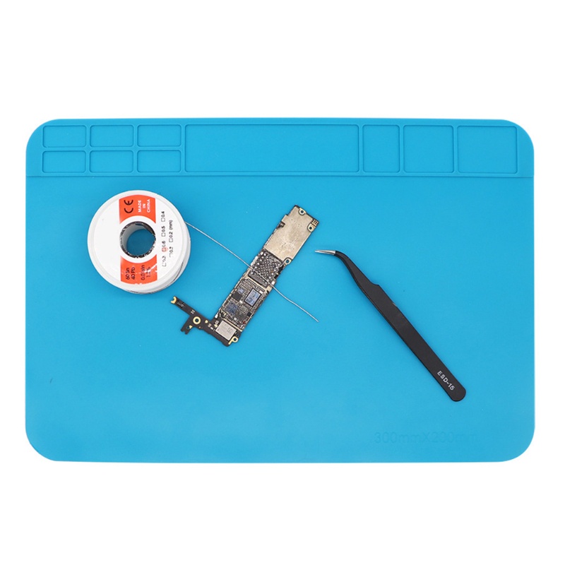 Tấm Silicone Chịu Nhiệt Hỗ Trợ Hàn Điện 932°Dụng Cụ Hàn f Chất Lượng Cao Chuyên Dùng