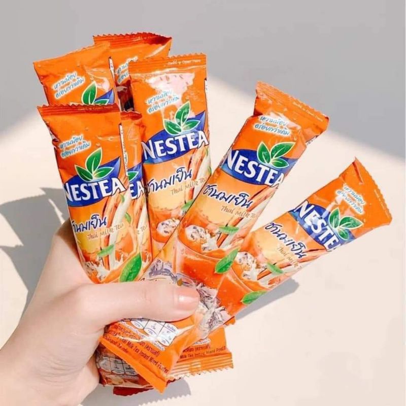 Trà Sữa Nestea Thái Lan / Trà Sữa Thái / Nestle / Trân Châu Caramel / Đường Đen