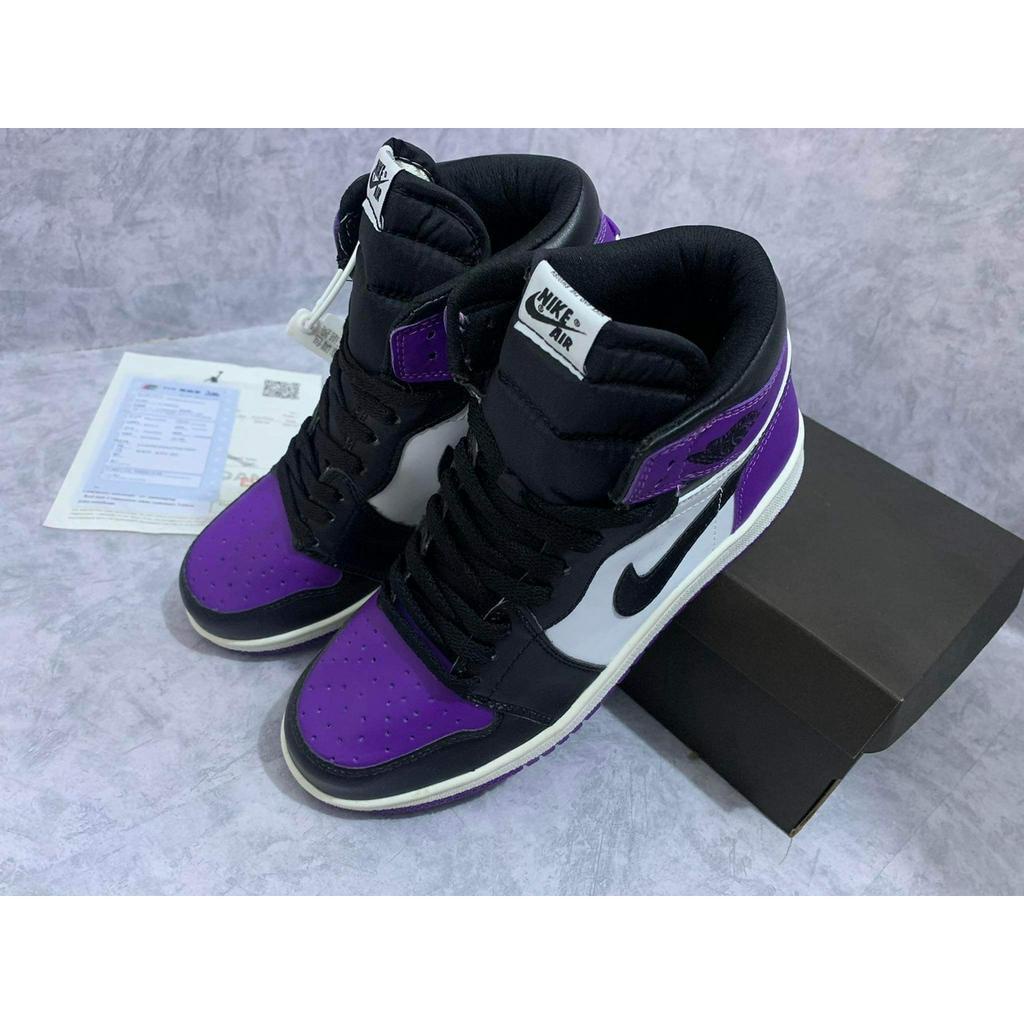 Giày thể thao nam nữ sneaker JD tím phối đen full size 36-43 | BigBuy360 - bigbuy360.vn