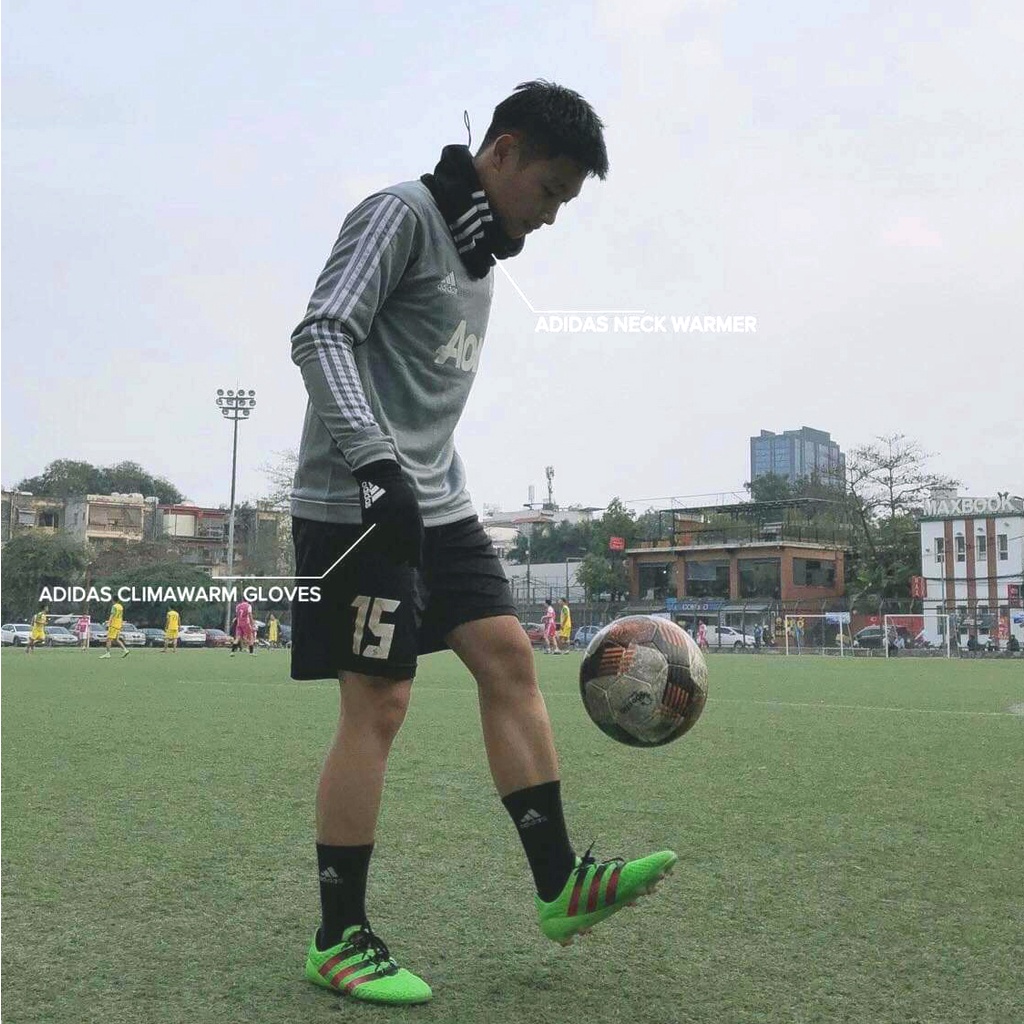 KHĂN ỐNG ADIDAS ĐA NĂNG ĐI PHƯỢT- TRÙM ĐẦU, KHẨU TRANG VẢI NỈ 2 LỚP DÀY DẶN NECK WARMER