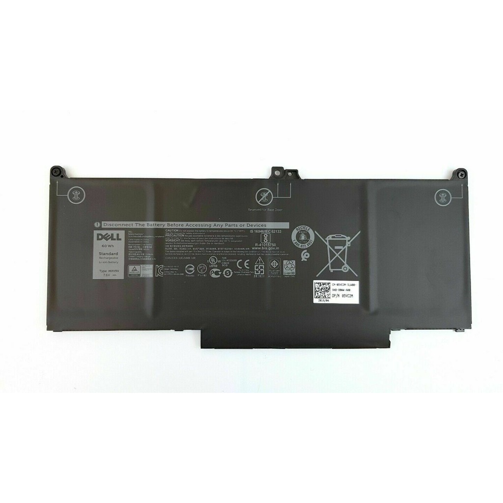 Pin Laptop DELL Latitude 5300 7300 7400 Loại 60Wh Mã Pin MXV9V Hàng Zin Full Box