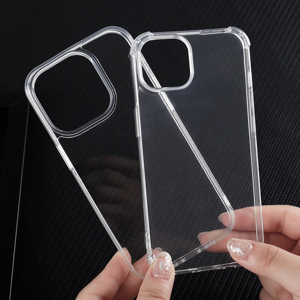 1 Ốp Điện Thoại Silicone TPU Mềm Trong Suốt Siêu Mỏng Chống Sốc Cho IPhone 14 / 14Plus / 14 Pro / 14 Pro Max