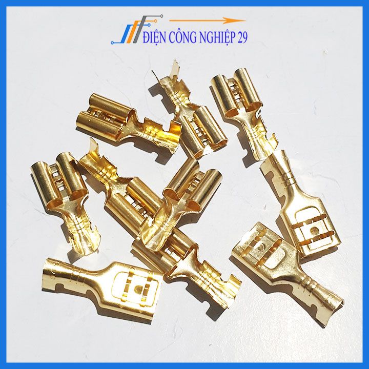 100 cái Đầu cốt 4.8 mm 6.3mm  cos replay  cos cắm - DJ622-4.8