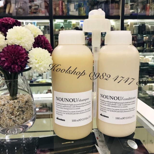Mẫu thử 🌈 DẦU GỘI/XẢ DAVINES NOUNOU PHỤC HỒI