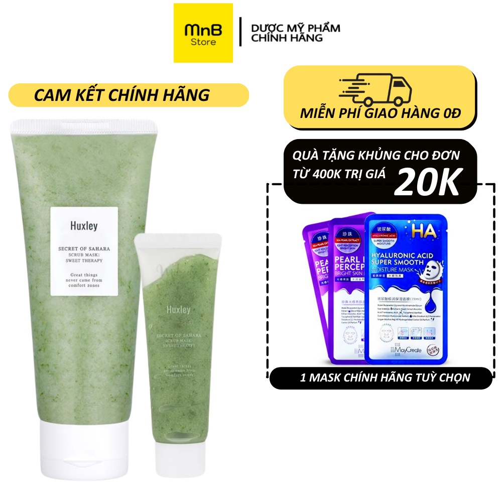 Tẩy tế bào chết Huxley Scrub Mask Dịu Nhẹ Cho Da Nhạy Cảm