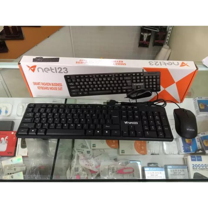 Phím Chuột Văn Phòng, Combo Phím Chuột VNET-123 Chính Hãng - BH 6 Tháng
