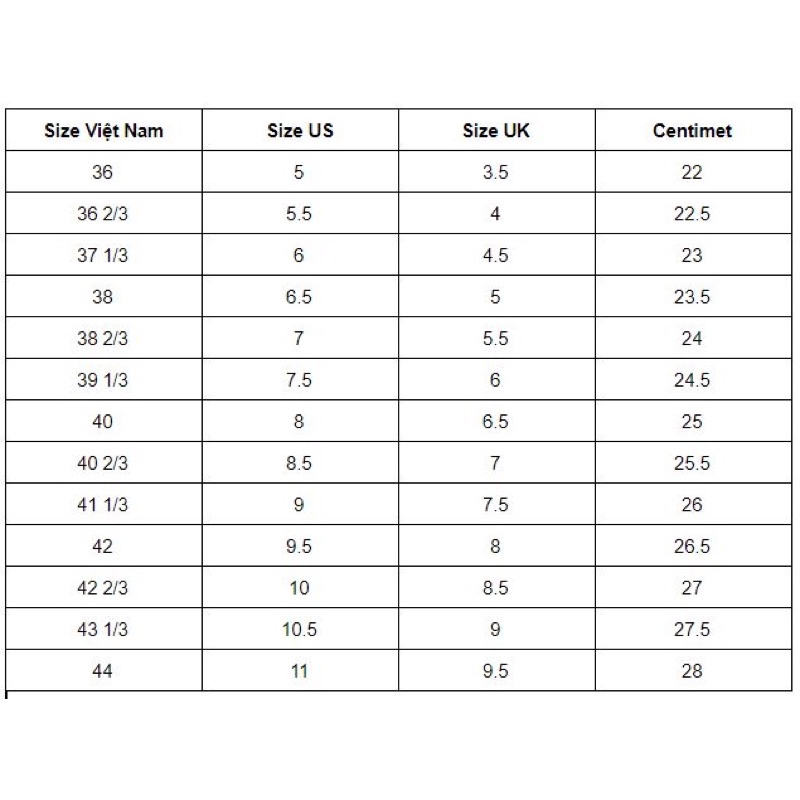 Giày Thể Thao Cho Bé Size 34-38 TQXK