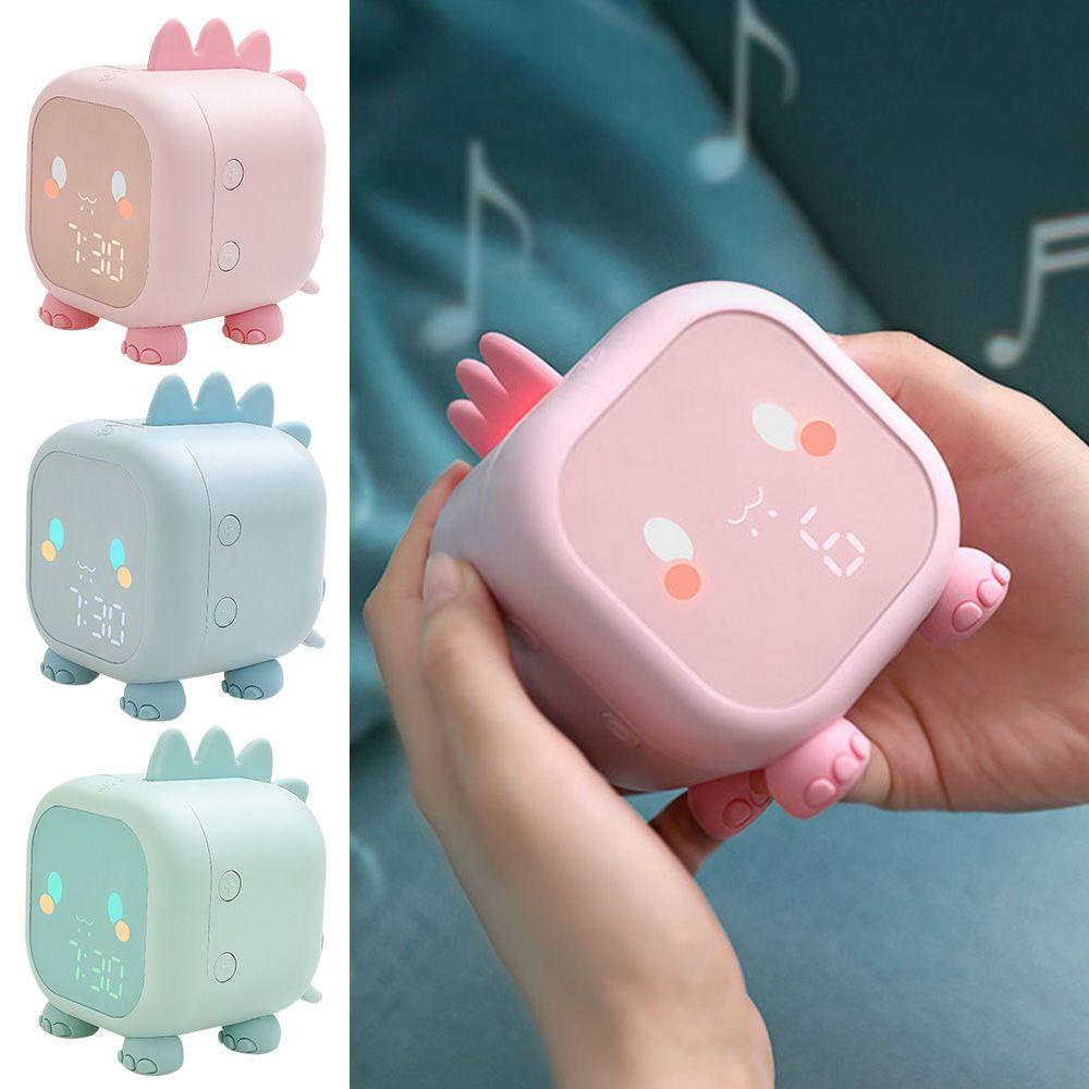 Đồng Hồ Báo Thức Có Đèn Ngủ Sạc USB Tiện Dụng Cho Bé