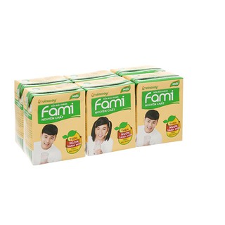 Sữa đậu nành Fami 1 lốc 6 hộp