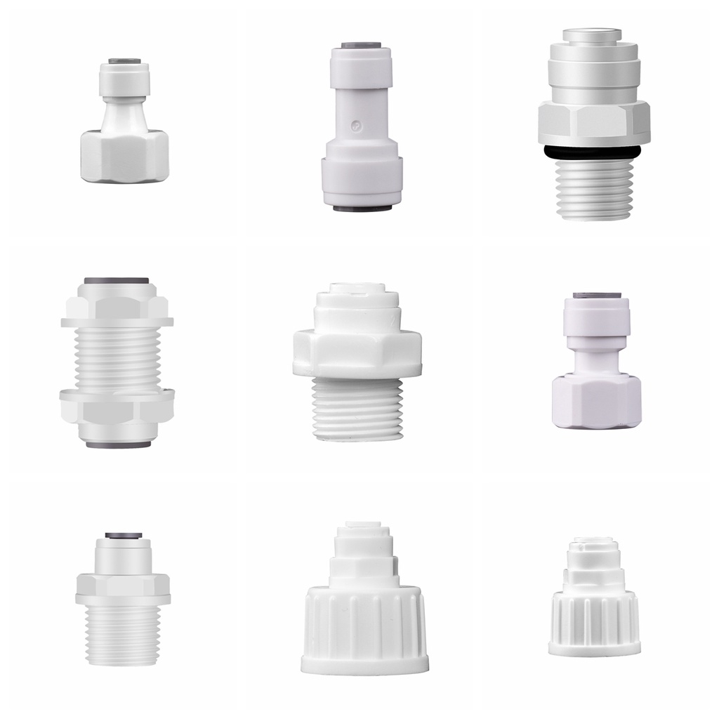 Đầu Nối Ống Nước 17 Loại 1 / 4 3 / 8 Chất Liệu PE