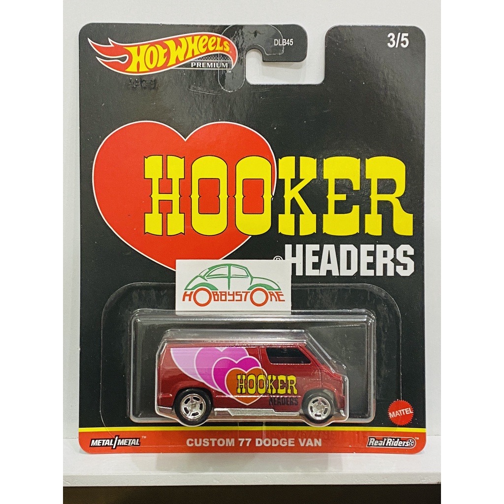 Xe mô hình Hot Wheels Premium Bus Defender 77 custom Van