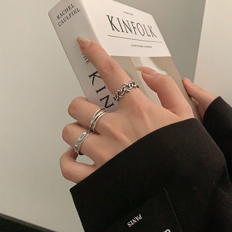 Nhẫn Đeo Tay Thời Trang Hip Hop Sành Điệu Cho Nữ