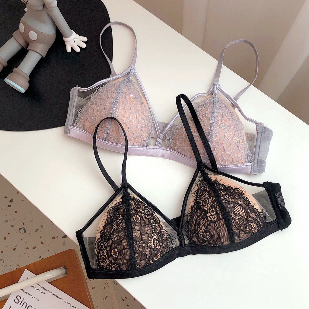 Áo ngực nữ ren mỏng không gọng cao cấp, trẻ trung (MS 04072) Anna Shop