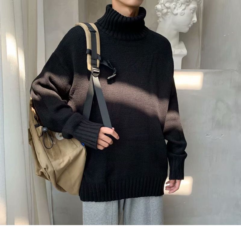 Áo Sweater Tay Dài Màu Trơn Giữ Ấm Thời Trang Cho Nam Màu Sắc