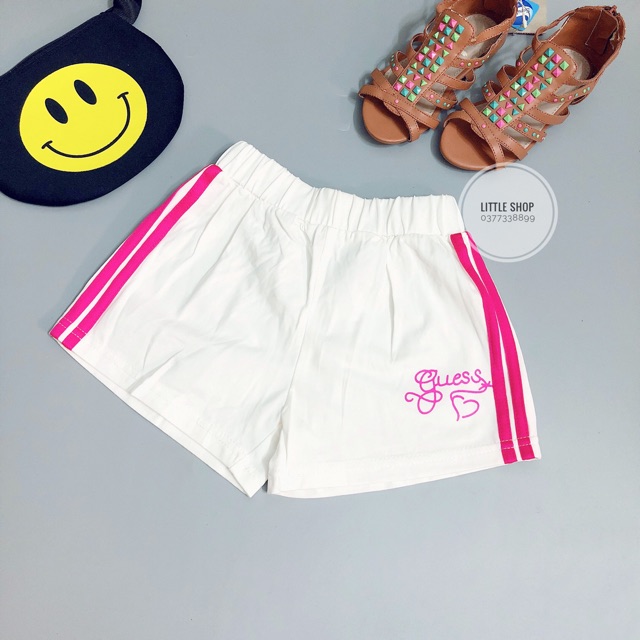 Quần short thun bé gái