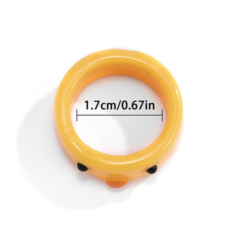 Nhẫn Hình Động Vật Nhiều Màu Dễ Thương Cho Nữ