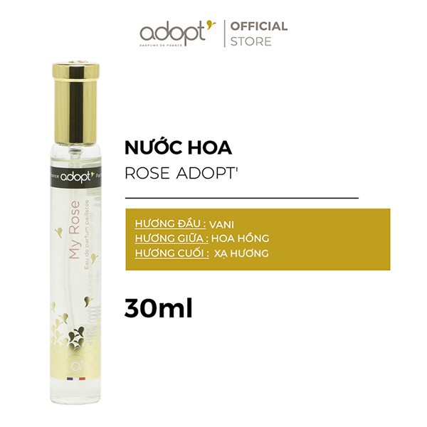 [CHÍNH HÃNG TỪ PHÁP] Nước hoa nữ My Rose Adopt' For Women EDP 30ml