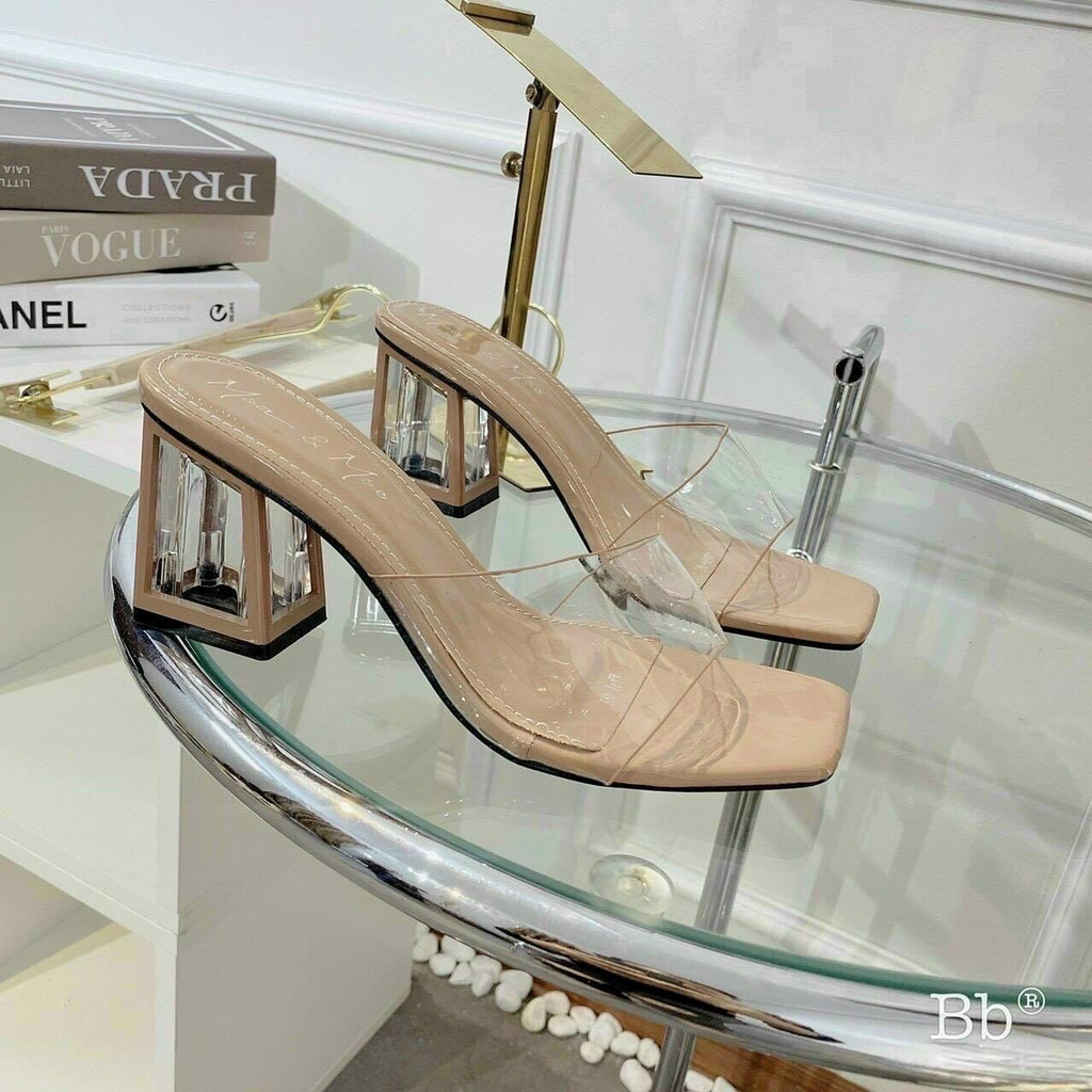 Guốc Nữ 7 Phân 4 Màu Gót Trụ Sang Đẹp hàng Loại 1 Size 35 - 39 Chuẩn Fom Việt