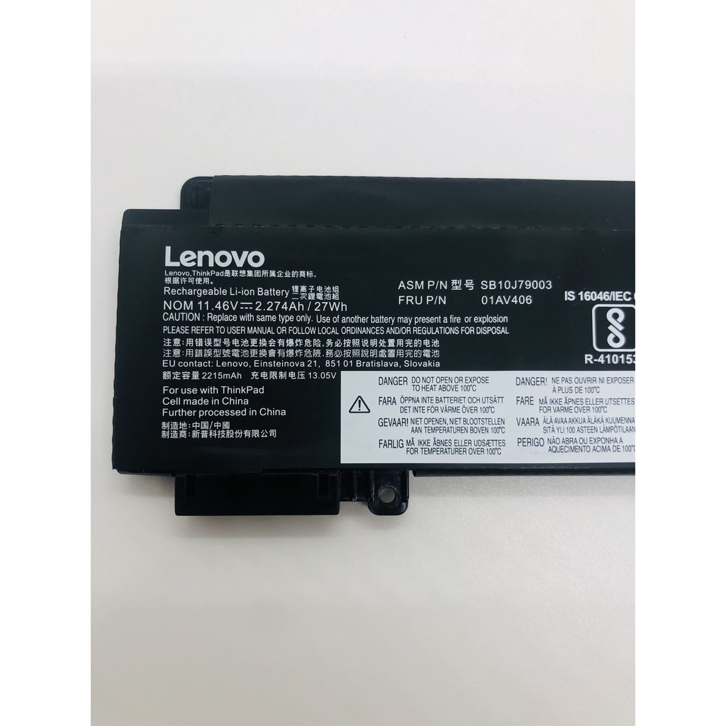 Pin Laptop Lenovo ThinkPad T460s T470s Loại Lắp Trong - Có Video Thực Tế