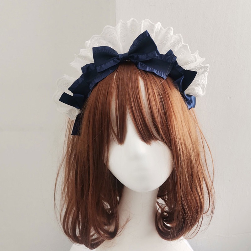 Băng Đô Nơ Cài Tóc Handmade Phong Cách Lolita