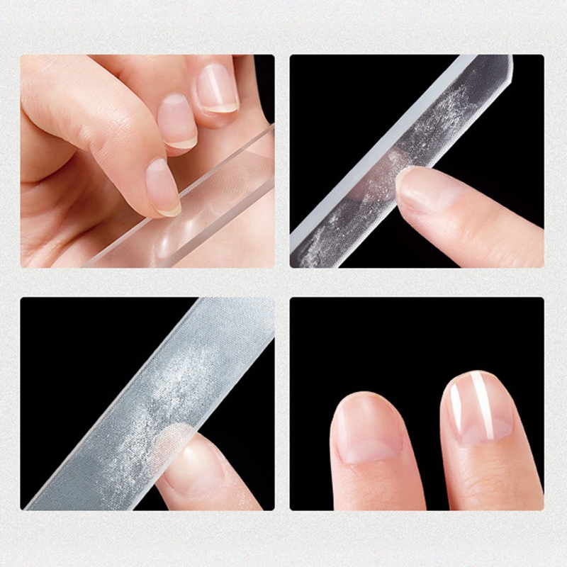 1PC Nano Glass Nail File Nail Care Sanding Buffing Manicure Acrylic Gel File Tool Beauty Care