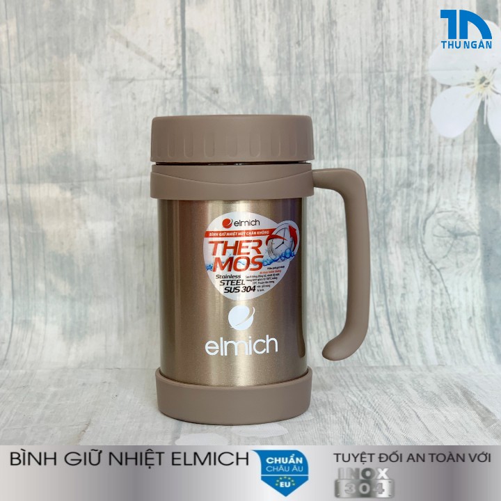 Ca giữ nhiệt Inox 304 nhập khẩu CH Séc 500ml Elmich EL0632 Bảo hành 12 tháng