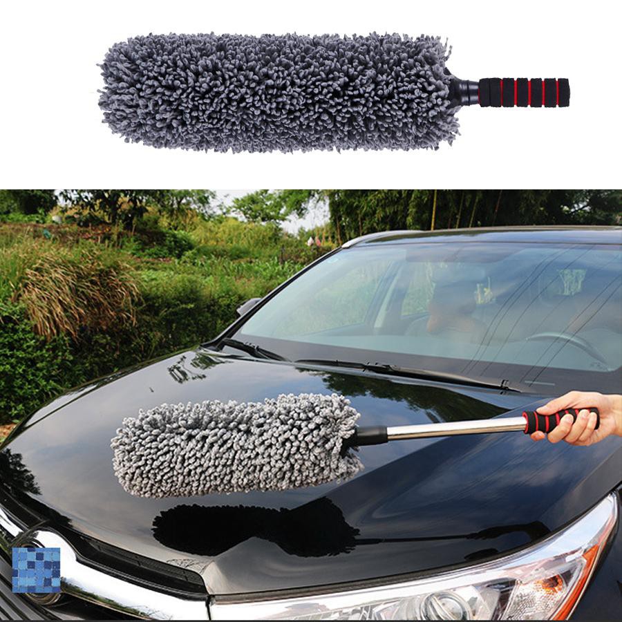 Chổi Lau Bụi Sợi Dầu Đa Năng, Vệ Sinh Xe Ô Tô Nhà Cửa, Cán Rút Gọn - HV Store 1008