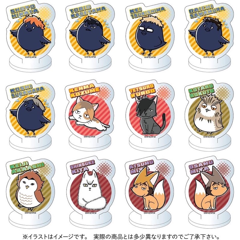 Standee mini Haikyuu nhân phẩm