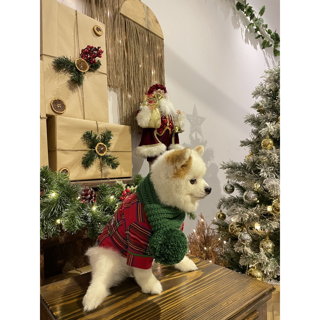 Sơ mi Noel mặc cho chó mèo thú cưng yudog