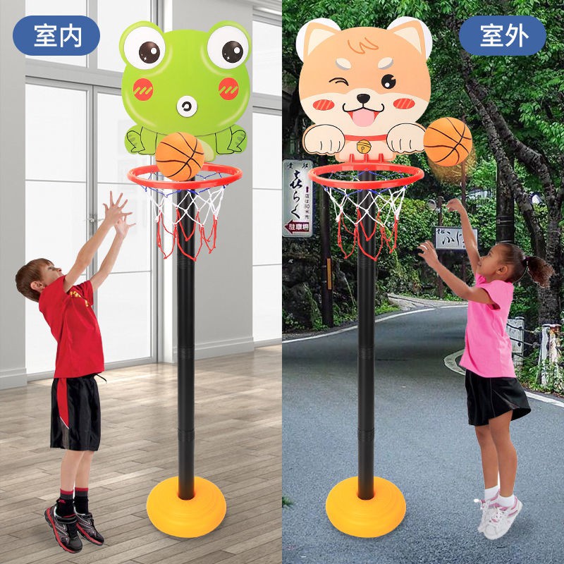 Khung bóng rổ kiểu hoạt hình đáng yêu nâng chiều cao cho bé