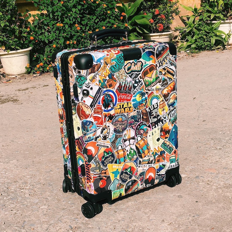 SET 50 Hình Sticker HOT 2022 Du Lịch, Cute,.. chống nước, dán mũ bảo hiểm, trang trí laptop, vali, phụ kiện KINGSTICKER